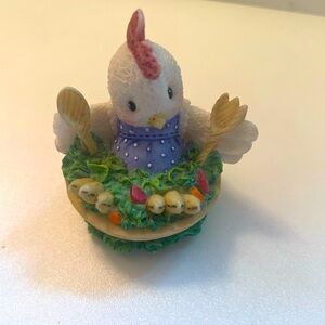 Enesco Mary’s Hen House figurine “Lettuce Always Be Friends” 90s collectible